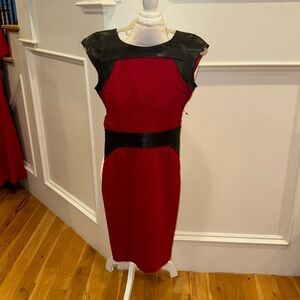 Black and white dress with texture